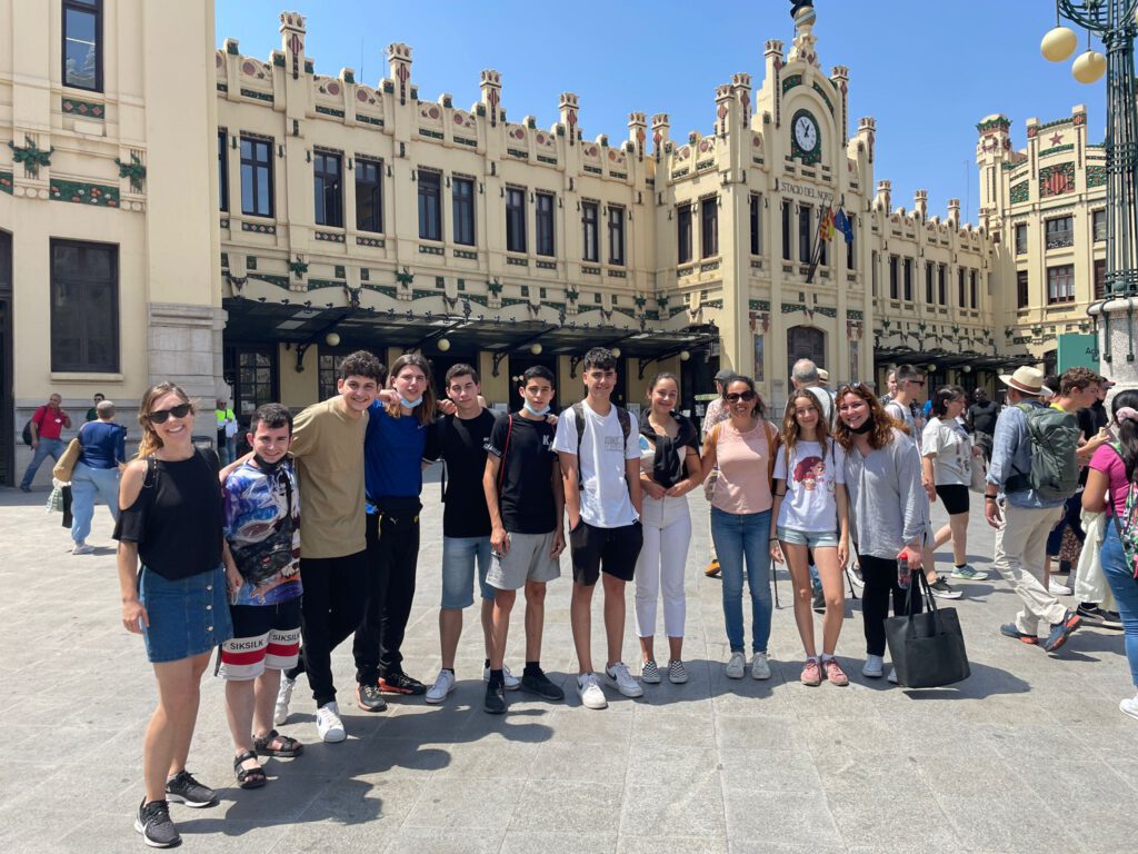 Los alumnos y las alumnas de la optativa de alemán del IESIES Enrique Tierno Galván de Moncada